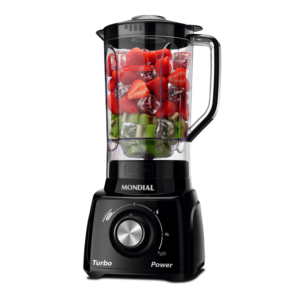 Liquidificador com Filtro Mondial L-99FB 3 Velocidades 2,2L 550W Preto